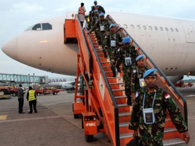 175 Prajurit TNI Tiba di Republik Demokratik Kongo