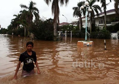 Perumahan Elite Green Garden Terendam Banjir