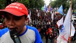 Demo Buruh Picu Kemacetan