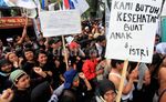 Demo Buruh Picu Kemacetan
