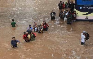 327 Titik Banjir di Jakarta dengan Ketinggian Air Hingga 3 M