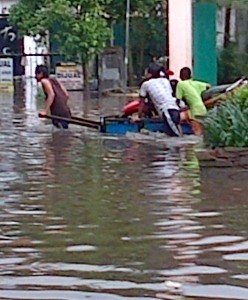 Banjir Satu Meter, Listrik di Kemayoran Padam