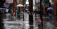 Ketinggian air di kawasan ini setinggi 40 cm.