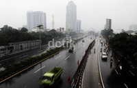 Tol dalam kota sangat lancar dikedua rah.