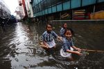 SD Pasar Baru 11 Terendam Banjir