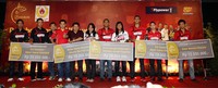 Para atlet yang menerima penghargaan adalah Ihsan Maulana Mustofa, Edi Subaktiar, Melati Daeva Oktavianti, Melati Daeva Oktavianti, Rosyita Eka Putri Sari, Kevin Sanjaya Sukamuljo, dan Rafiddias Akhdan Nugroho. (Dok Djarum).