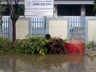 Sunter Banjir, SMK Dharma Budhi Bakti Diliburkan