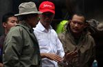 Jokowi Tinjau Perbaikan Tanggul di Latuharhary