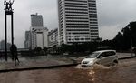 Bundaran HI Masih Banjir