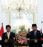 Presiden SBY Menerima Kunjungan PM Jepang
