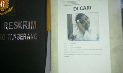 Poster Dicari! Anak Muzdhalifah & Nassar Dipasang di Polres Tangerang