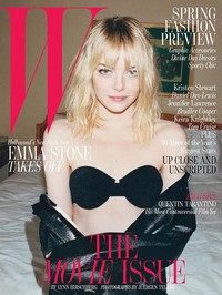 Seksinya Emma Stone di cover W Magazine. Juergen Teller/W Magazine.
