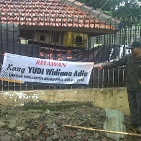 Sekjen HDCI Protes Rumahnya Terpasang Spanduk Relawan Cawalkot