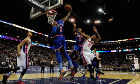 Knicks Kalahkan Pistons di London, Heat Tekuk Lakers