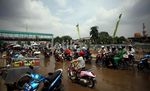 Jl KH Abdullah Syafei Masih Terendam