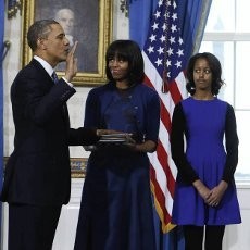 Berpidato Jelang Pelantikan, Obama Puji Poni Baru Michelle