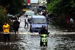 Kawasan Glodok Masih Tergenang Banjir