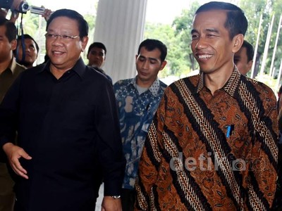 Menko Kesra Temui Jokowi di Balai Kota