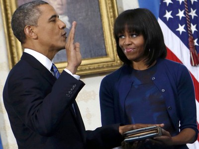 Obama Disumpah Jadi Presiden AS