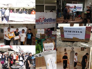 Detikers Sumbang Korban Banjir Jakarta