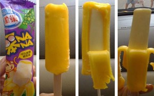 Nyam-nyam, Es Krim Ini Persis Buah Pisang Segar!