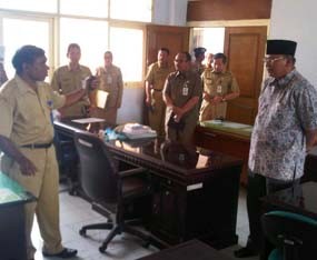 Disidak Bupati Malang, Banyak Ruang Pegawai Kosong