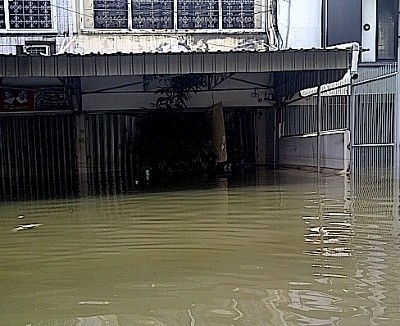 Seribuan Korban Banjir di Pluit Keluhkan Gatal-gatal