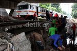 Jalur KRL Sudah Bisa Dilintasi
