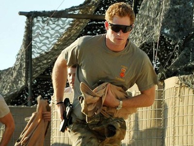 Aksi Pangeran Harry di Afganistan