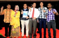 Slank saat ditemui di Gedung MK, Jakarta, Selasa (22/1/2013).