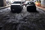 Jalan di Terowongan Dukuh Atas Rusak