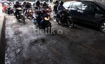 Jalan di Terowongan Dukuh Atas Rusak