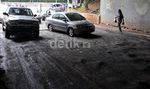 Jalan di Terowongan Dukuh Atas Rusak