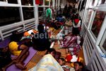 Korban Banjir Mengungsi di Halte TransJ