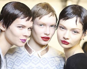 Bibir Berlapis Sequin di Fashion Show Dior Haute Couture 2013