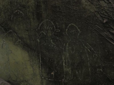 Lukisan Alien di Papua