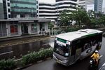 Kopaja AC P20 Masuk Jalur Busway