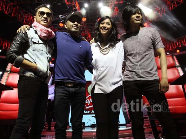 Aksi Para Mentor The Voice Indonesia