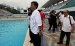 Roy Suryo Blusukan ke Pusat Latihan di GBK
