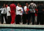 Roy Suryo Blusukan ke Pusat Latihan di GBK