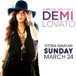 Demi Lovato Konser di Jakarta 24 Maret