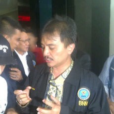 Roy Suryo Datangi BNN