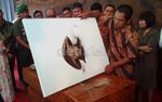 Lukisan Bubuk Teh Terbesar di Indonesia