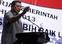 Presiden SBY meminta kepala daerah agar tidak ragu dalam menjalankan tugasnya supaya program pemerintah tetap berjalan. (Setpres).