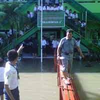 Sekolah dan Rumah Sakit di Benowo Terendam Banjir