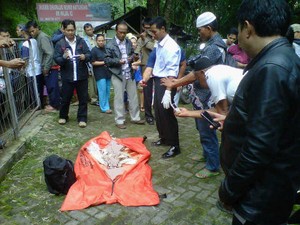 Mayat Bayi Ditemukan Tersangkut di Semak-semak Sungai Ciliwung Depok