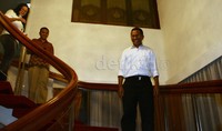 Menteri BUMN Dahlan Iskan meninjau RUMAH KAMI. Ramses/detikFoto.