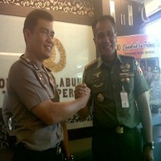 Antisipasi Kejadian Palembang, Polres Perak dan Korem Mantapkan Koordinasi