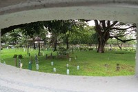 Di seberang Jawa Mosque, ada pemakaman Islam. Ini adalah pemakaman dari warga sekitar masjid yang kebanyakan muslim dan keturunan Jawa (Fitraya/detikTravel)