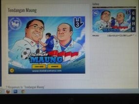 Game Tendangan Maung Sosialisasi Dede-Lex Digarap Alumni ITB
